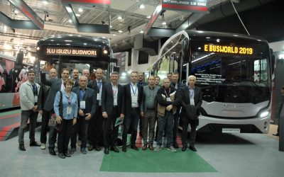 ISUZU stende „Busworld Europe“ – trys pasaulinės premjeros