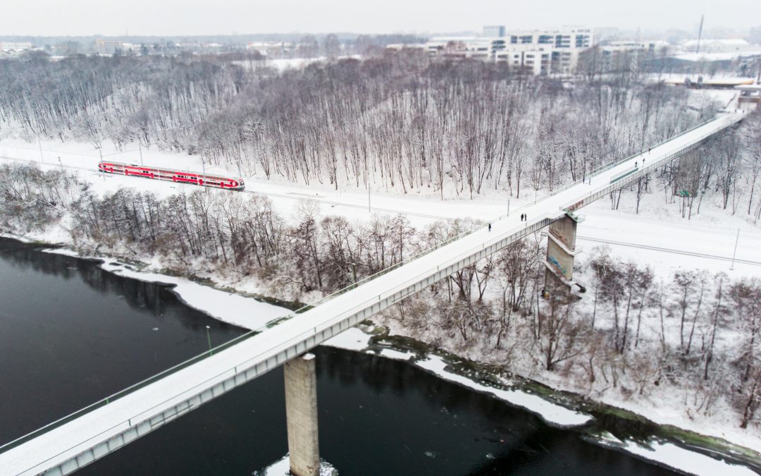 Į Varšuvą ir Krokuvą traukiniu išvyko pirmieji „LTG Link“ keleiviai