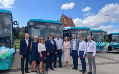 Netrukus į Kauno rajono kelius išvažiuos smaragdiniai autobusai