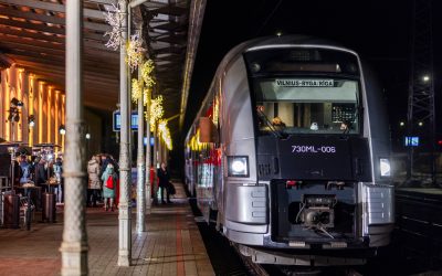 Iš Vilniaus į Rygą išvyko pirmasis „LTG Link“ traukinys