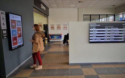 Marijampolės autobusų stotyje – informacinis lietimui jautrus ekranas